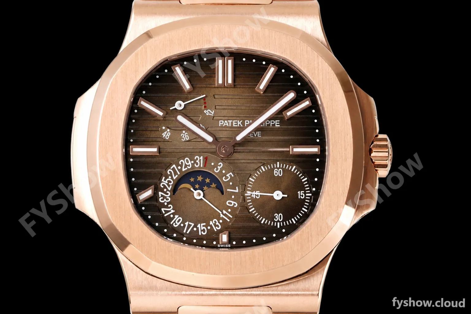 Patek Philippe - Nautilus 5712/1R 40mm RG/RG Brn/Stk ZF A240 - Image 7