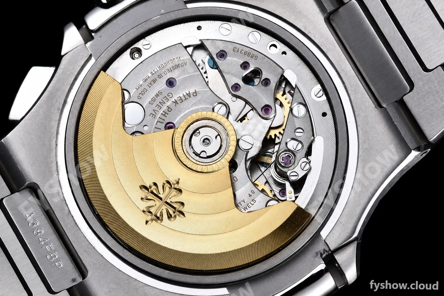 Patek Philippe - Nautilus Chronograph 5980 SS/SS Black PPF A7750 Mod - Image 19