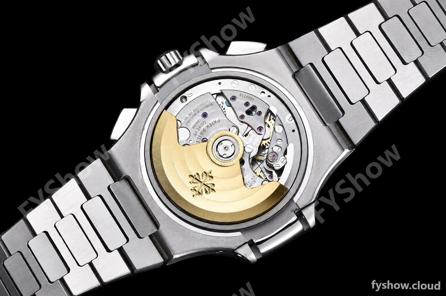 Patek Philippe - Nautilus Chronograph 5980 SS/SS White PPF A7750 Mod - Image 17