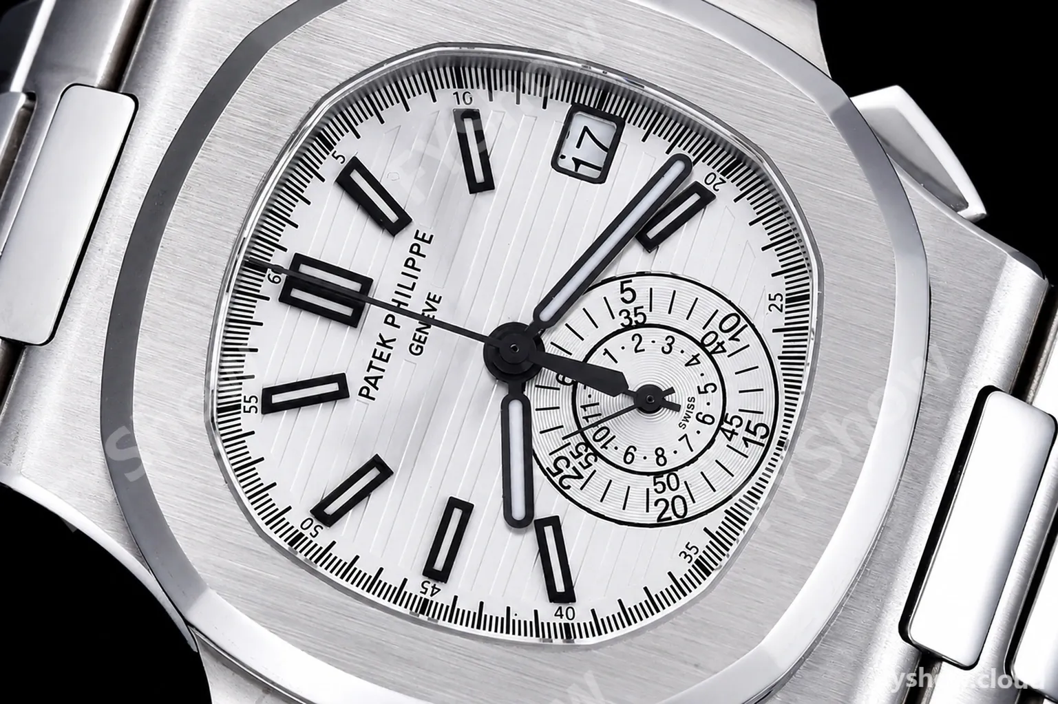 Patek Philippe - Nautilus Chronograph 5980 SS/SS White PPF A7750 Mod - Image 28