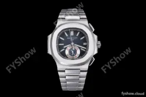 Patek Philippe - Nautilus Chronograph 5980 SS/SS Blue PPF A7750 Mod