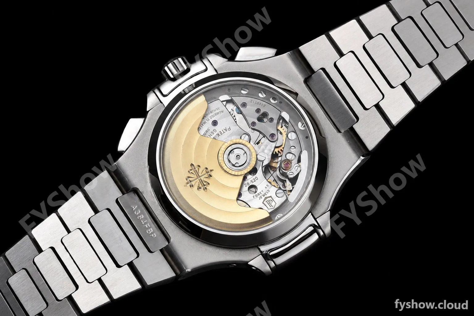 Patek Philippe - Nautilus Chronograph 5980 SS/SS Blue PPF A7750 Mod - Image 10