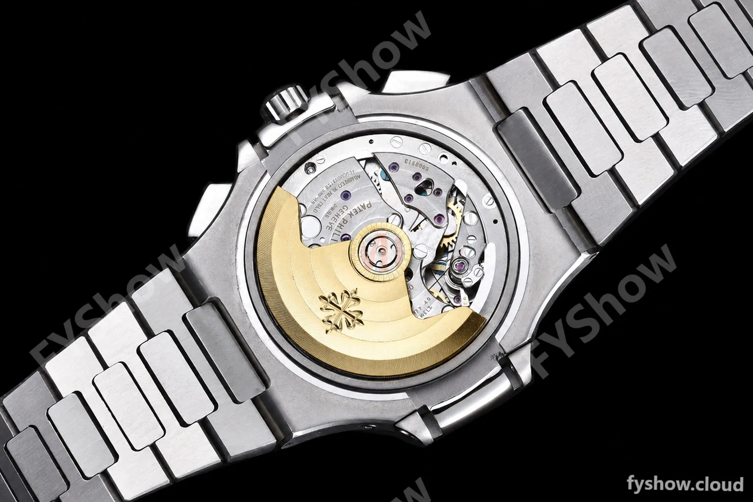 Patek Philippe - Nautilus Chronograph 5980 SS/SS Blue PPF A7750 Mod - Image 17
