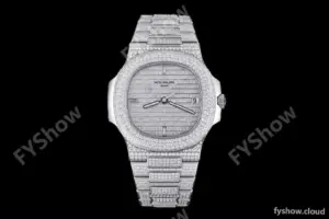 Patek Philippe - Nautilus Automatic 40mm 5719/1G SS/SS Full Diamond PPF A324