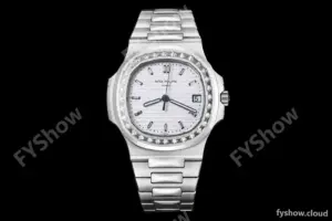 Patek Philippe - Nautilus Automatic 40mm 5711/110P Diamond SS/SS Wht/Dia PPF A324