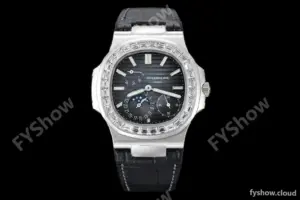 Patek Philippe - Nautilus Moon Phase 5722G 40mm Diamond SS/LE Blue PPF A240