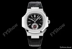 Patek Philippe - Nautilus Chronograph 5980 SS/LE Black 3KF V2 A7750 Mod