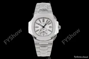 Patek Philippe - Nautilus Chronograph 5980 SS/SS White 3KF V2 A7750 Mod