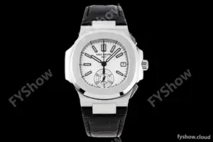 Patek Philippe - Nautilus Chronograph 5980 SS/LE White 3KF V2 A7750 Mod