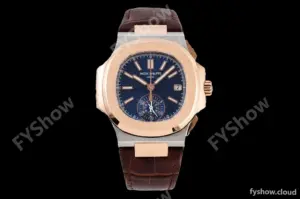 Patek Philippe - Nautilus Chronograph 5980 RG/SS Blue 3KF V2 A7750 Mod