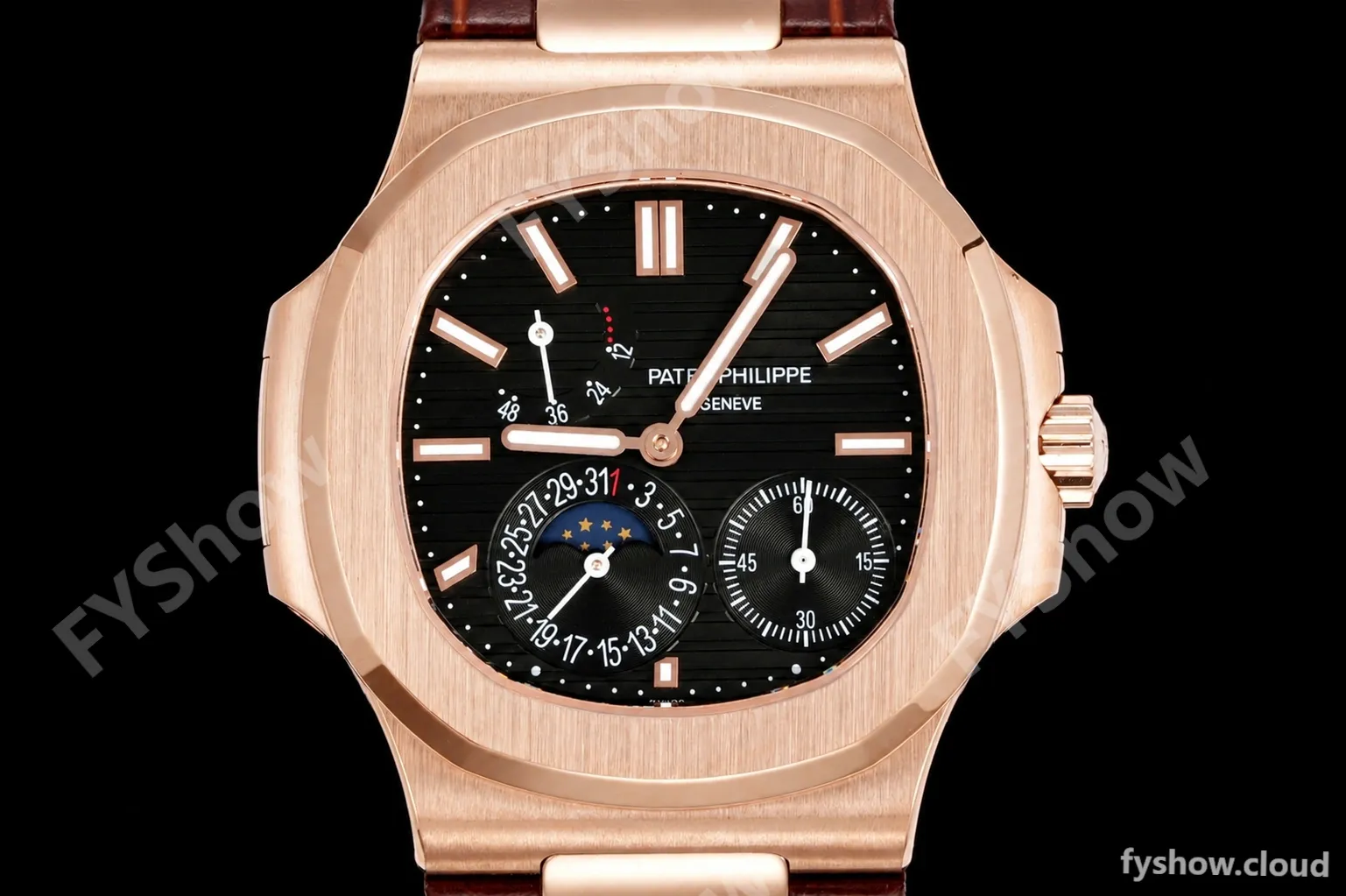 Patek Philippe - Nautilus 5712R 40mm RG/LE Blk/Stk 3KF A240 - Image 4