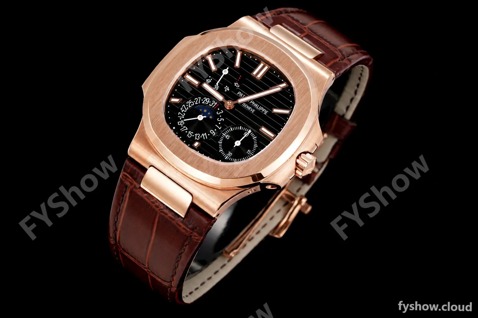 Patek Philippe - Nautilus 5712R 40mm RG/LE Blk/Stk 3KF A240 - Image 6