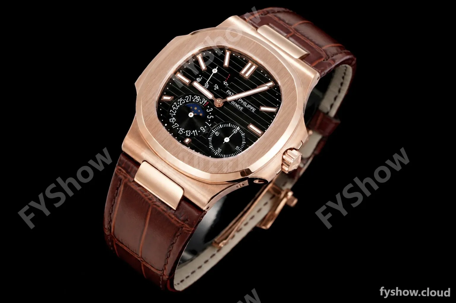 Patek Philippe - Nautilus 5712R 40mm RG/LE Blk/Stk 3KF A240 - Image 5