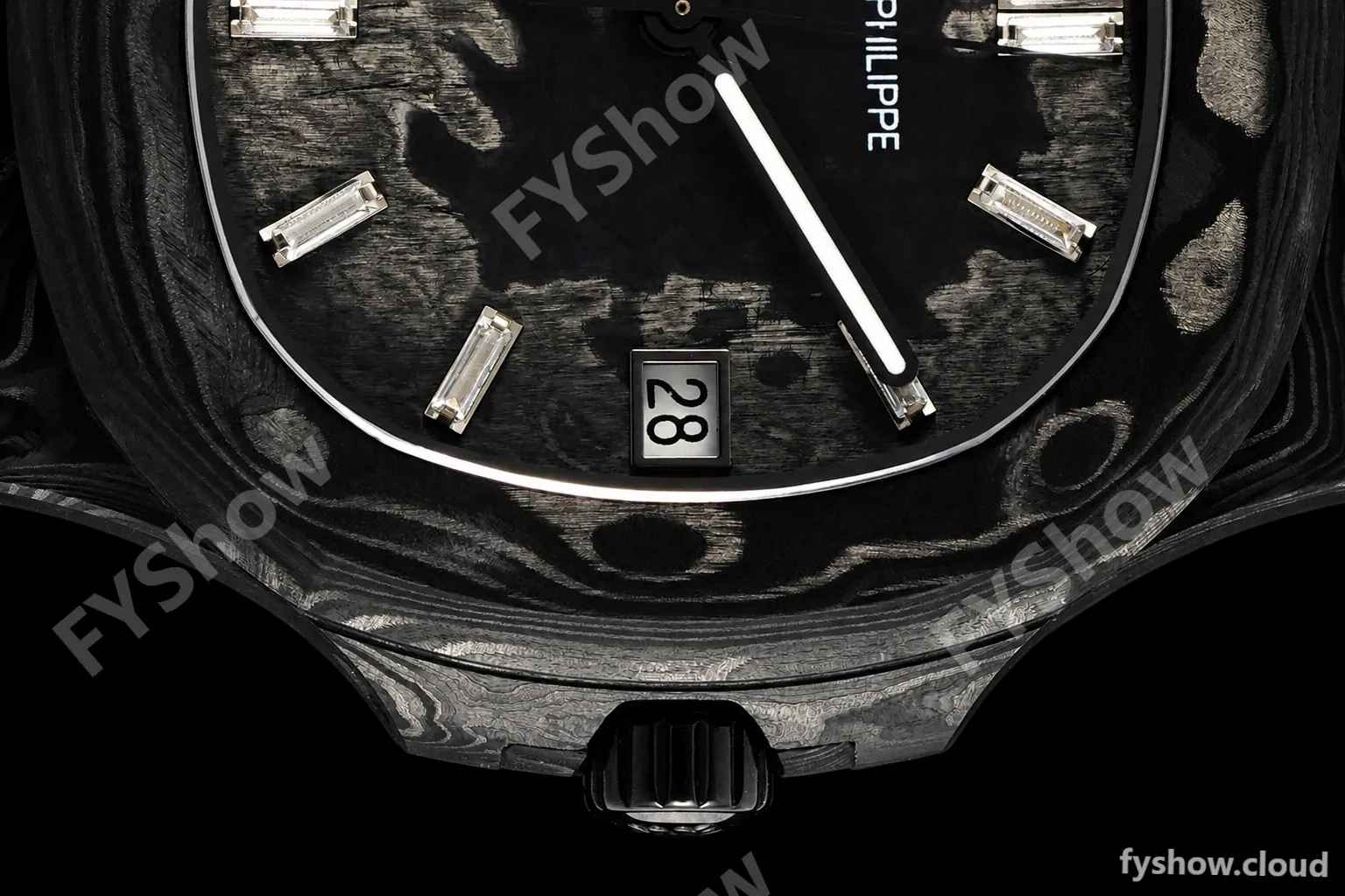 Patek Philippe - Nautilus DiW 5711 40mm Black CER/CER Forged Carbon Crystal Dial DIWF A324CS - Image 4