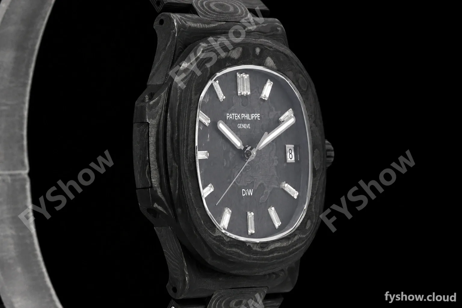 Patek Philippe - Nautilus DiW 5711 40mm Black CER/CER Forged Carbon Crystal Dial DIWF A324CS - Image 5