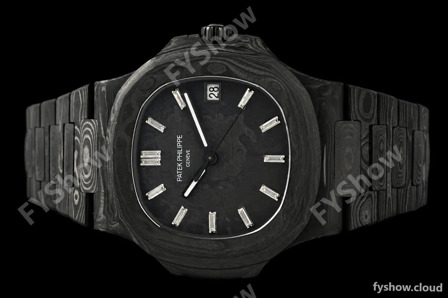 Patek Philippe - Nautilus DiW 5711 40mm Black CER/CER Forged Carbon Crystal Dial DIWF A324CS - Image 6