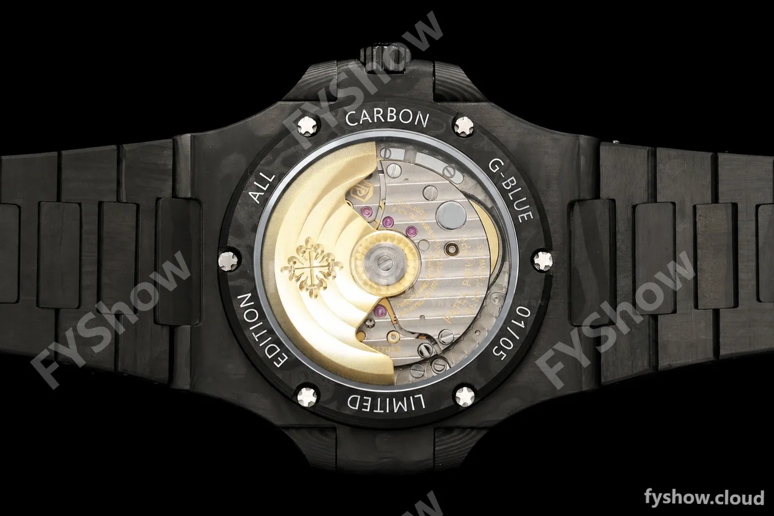 Patek Philippe - Nautilus DiW 5711 40mm All Carbon Motley Black FC/FC Forged Carbon Canvas Dial DIWF A324CS - Image 7