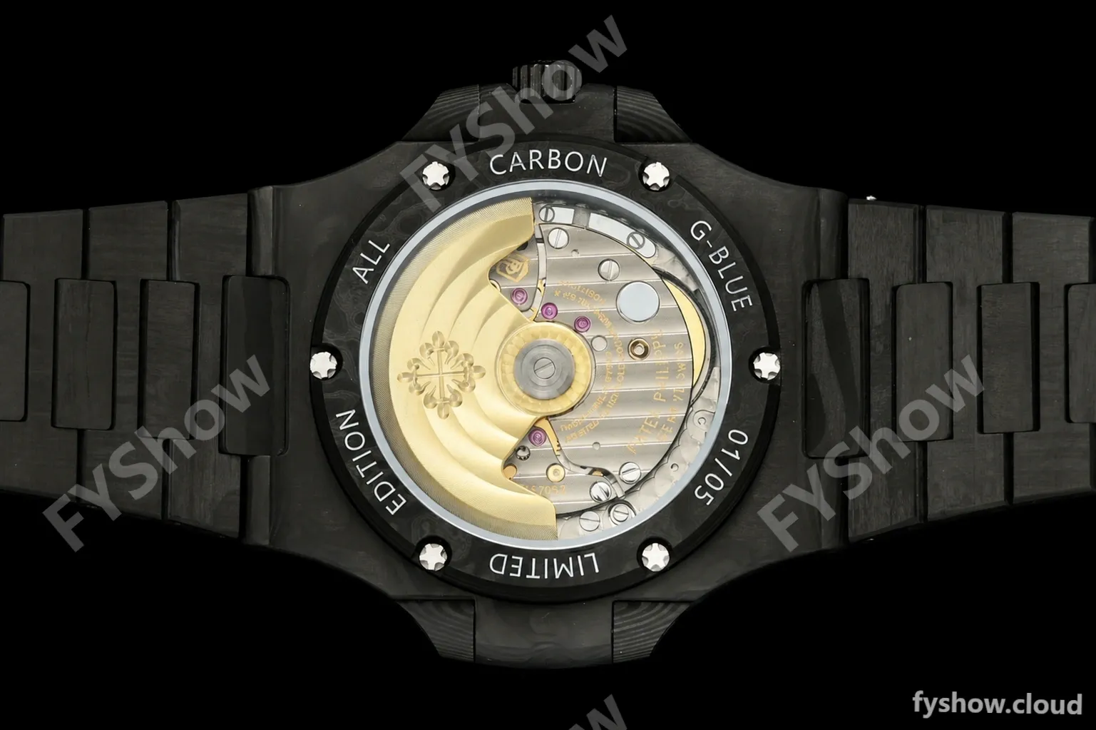 Patek Philippe - Nautilus DiW 5711 40mm All Carbon Motley Black FC/FC Forged Carbon Canvas Dial DIWF A324CS - Image 8