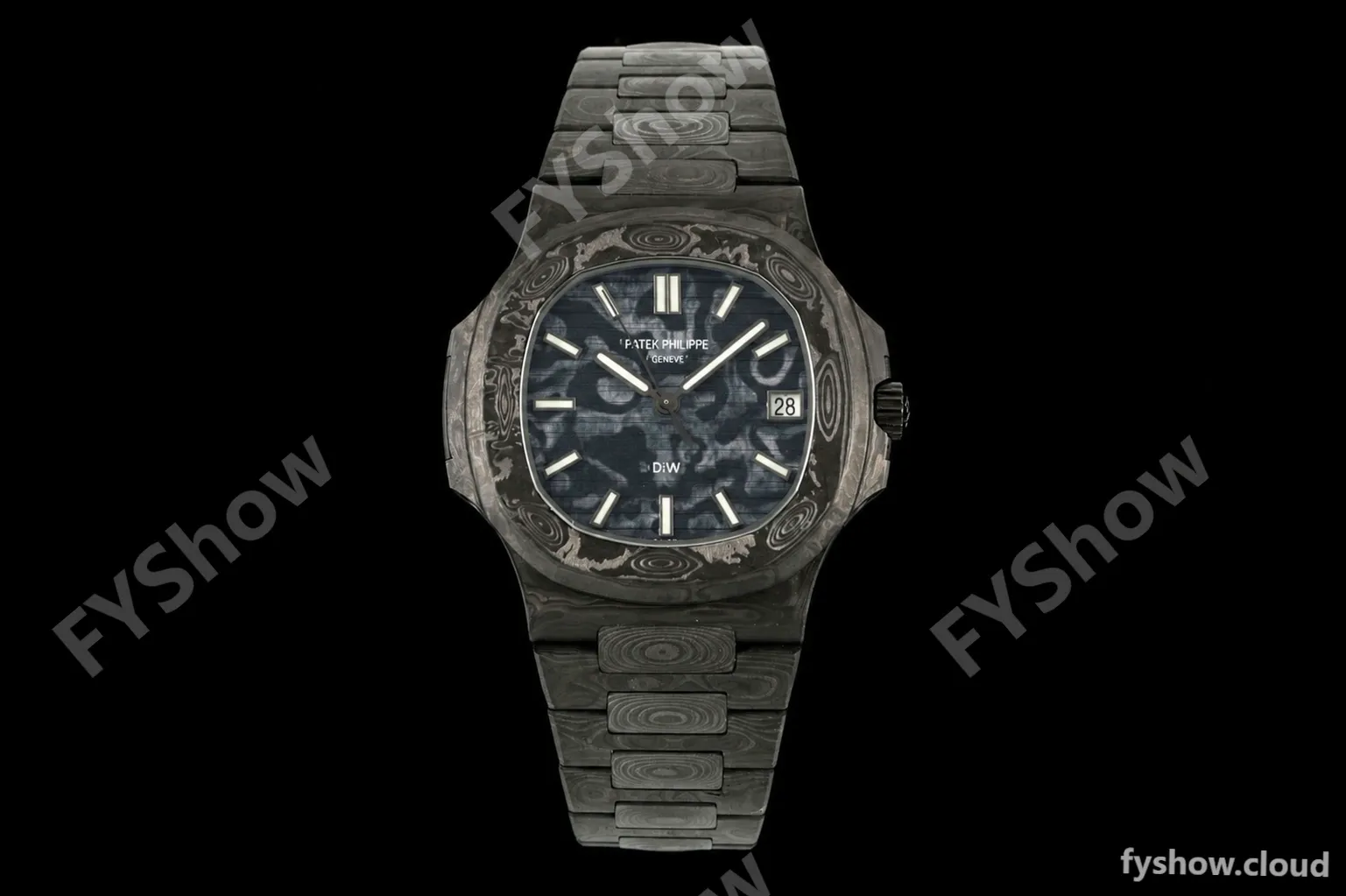 Patek Philippe - Nautilus DiW 5711 40mm All Carbon Monolith Black FC/FC Forged Carbon Dial DIWF A324CS