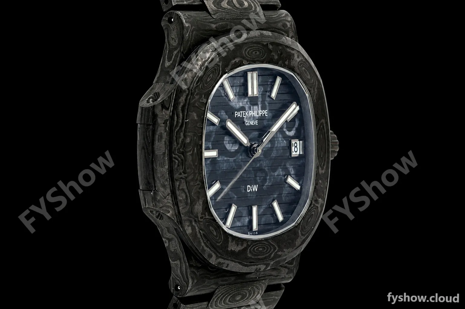 Patek Philippe - Nautilus DiW 5711 40mm All Carbon Monolith Black FC/FC Forged Carbon Dial DIWF A324CS - Image 2