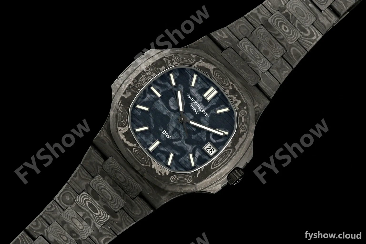 Patek Philippe - Nautilus DiW 5711 40mm All Carbon Monolith Black FC/FC Forged Carbon Dial DIWF A324CS - Image 24