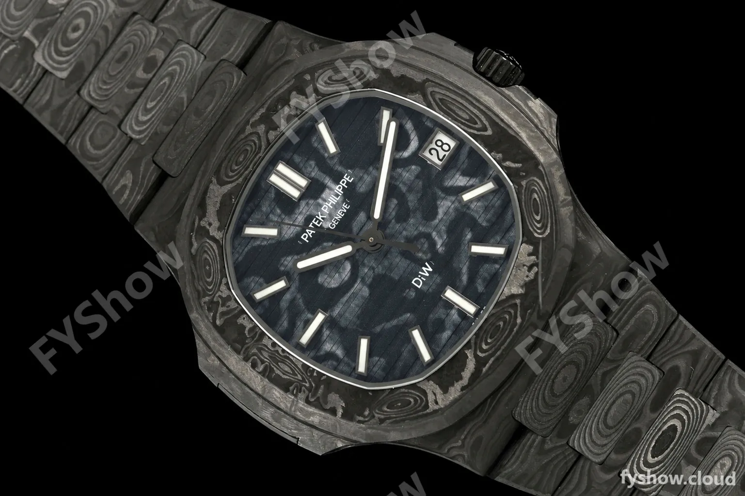 Patek Philippe - Nautilus DiW 5711 40mm All Carbon Monolith Black FC/FC Forged Carbon Dial DIWF A324CS - Image 25