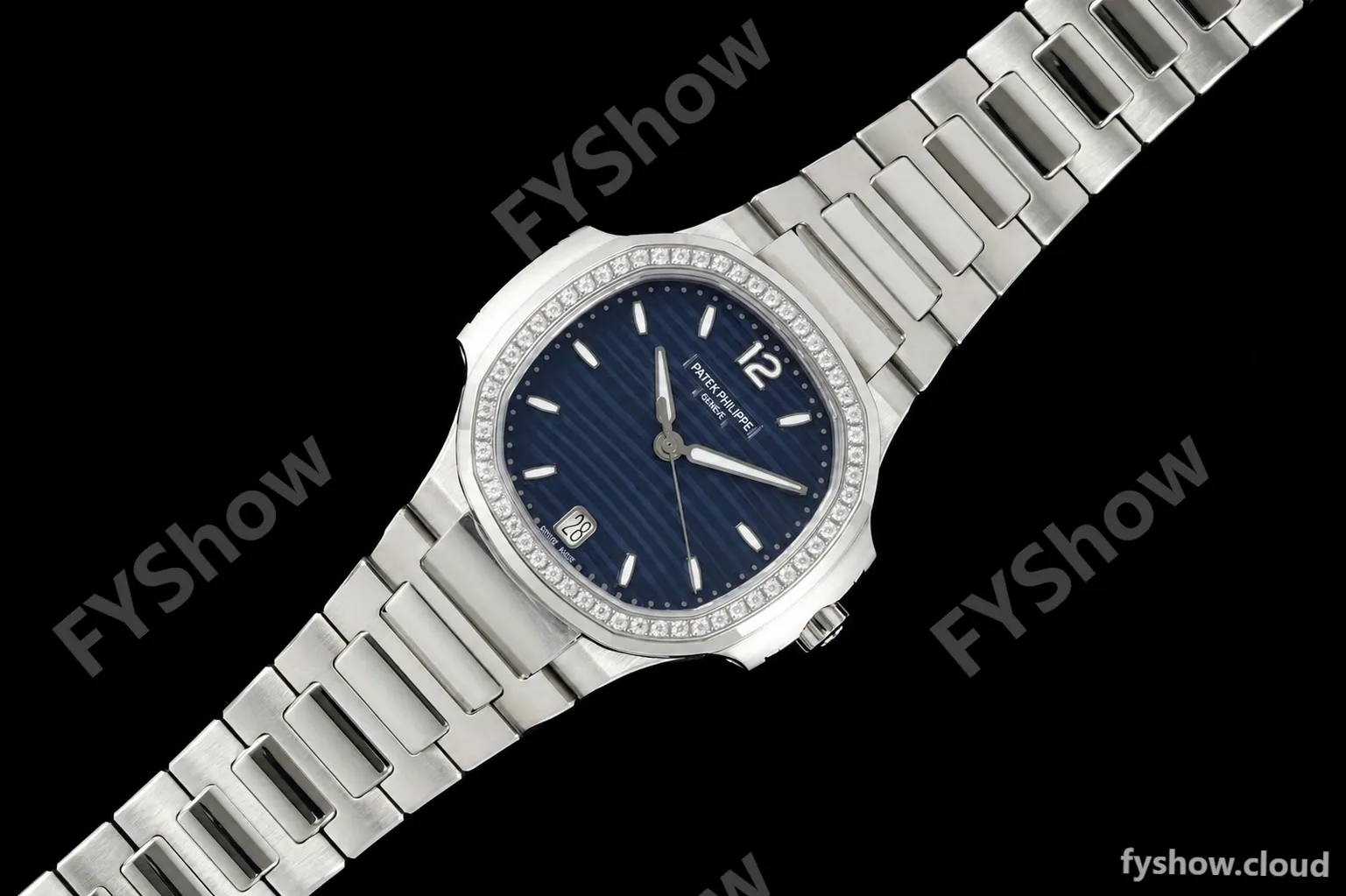 Patek Philippe - Nautilus Ladies 7118 35mm SS/SS Blu/Stk Diamonod 3KF DD324 - Image 22