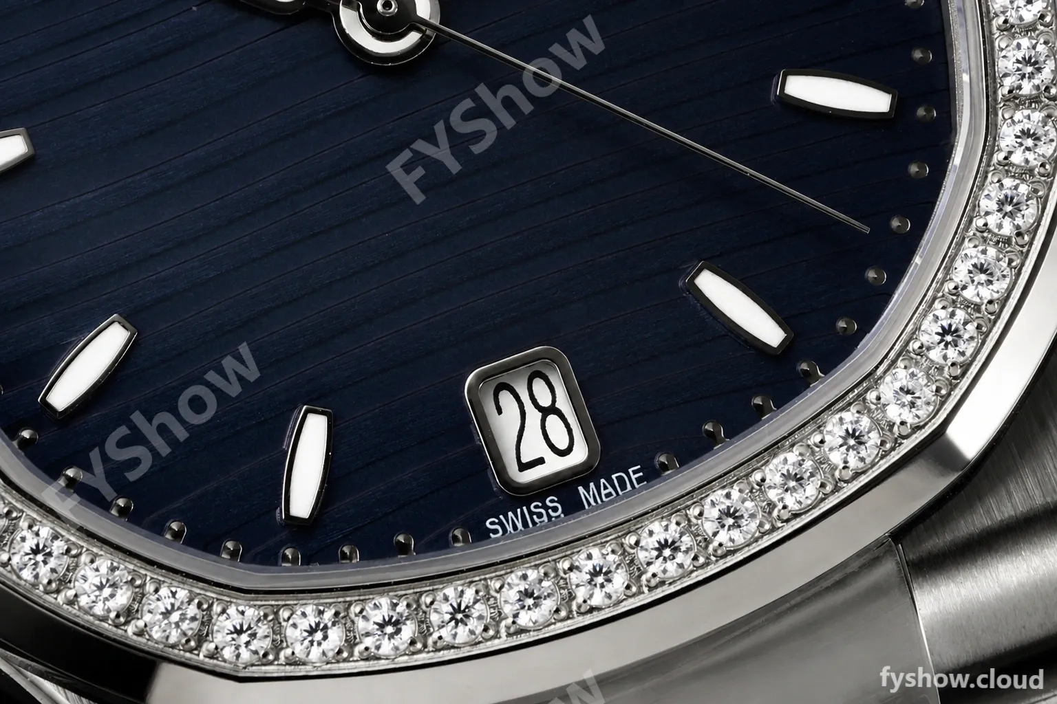 Patek Philippe - Nautilus Ladies 7118 35mm SS/SS Blu/Stk Diamonod 3KF DD324 - Image 19