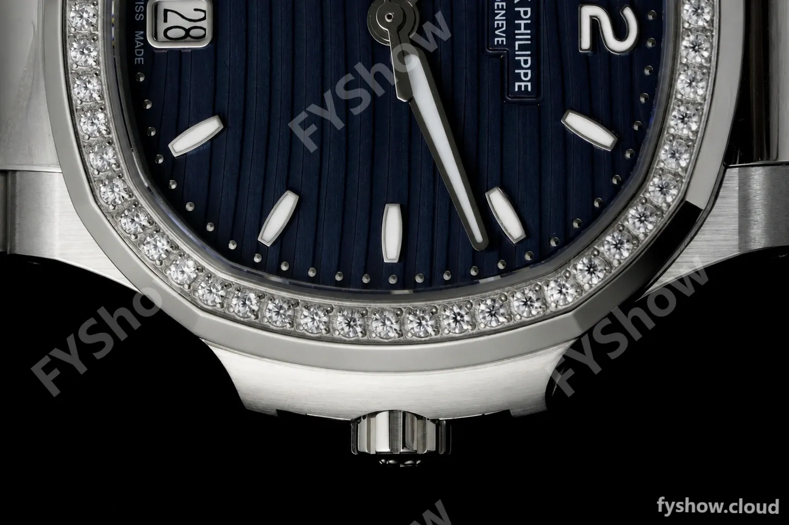Patek Philippe - Nautilus Ladies 7118 35mm SS/SS Blu/Stk Diamonod 3KF DD324 - Image 18