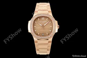 Patek Philippe - Nautilus Ladies 7118 35mm RG/DIA Champ/Stk DDF DD330
