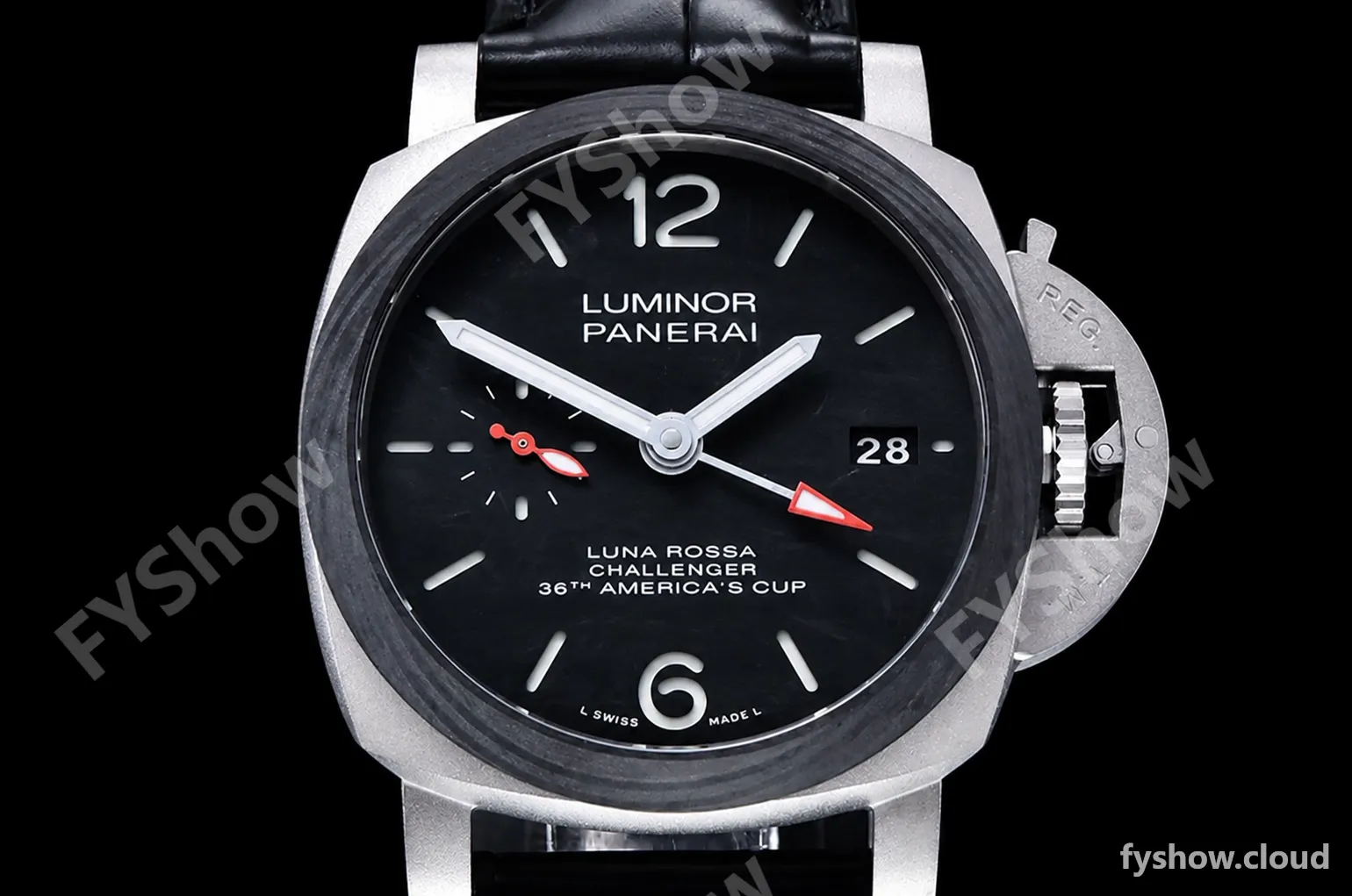 Panerai - PAM1096 Lum. Luna Rossa GMT TI/LE Blk VSF P9010 - Image 2