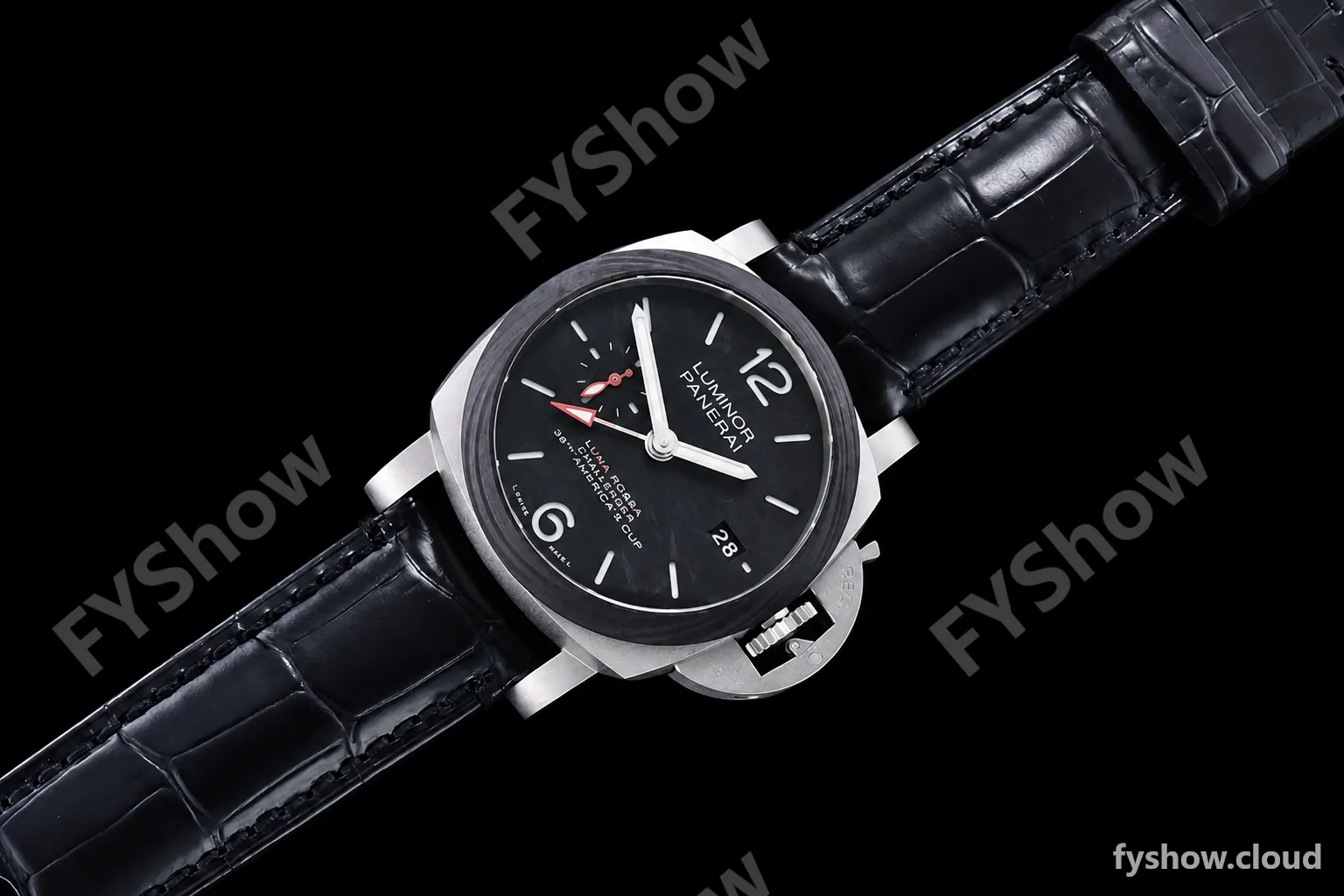 Panerai - PAM1096 Lum. Luna Rossa GMT TI/LE Blk VSF P9010 - Image 3