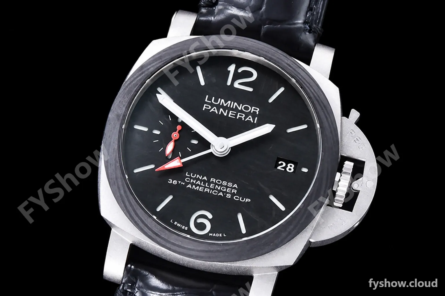 Panerai - PAM1096 Lum. Luna Rossa GMT TI/LE Blk VSF P9010 - Image 4