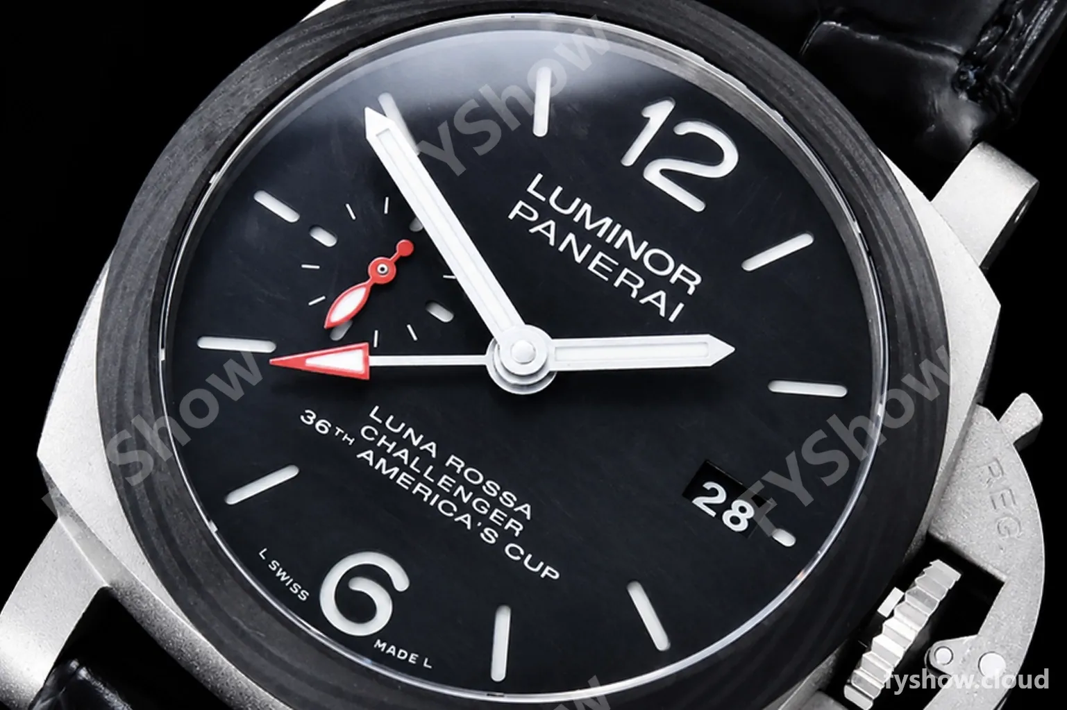 Panerai - PAM1096 Lum. Luna Rossa GMT TI/LE Blk VSF P9010 - Image 5