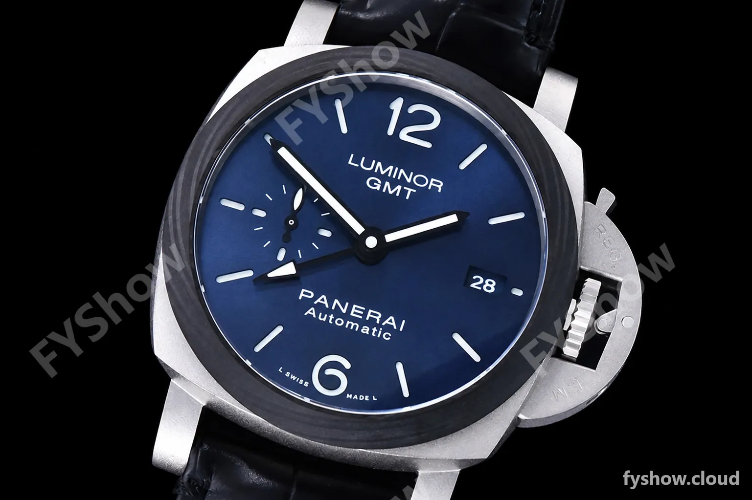 Panerai - PAM1279 Lum. GMT TI/LE Blue VSF P9010 - Image 4