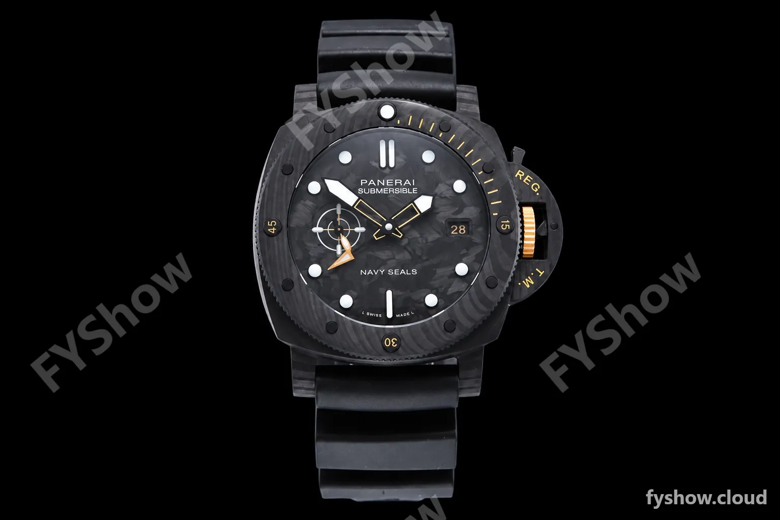 Panerai - Pam1324 Submersible GMT Carbotech CA/RU Car VSF P9011