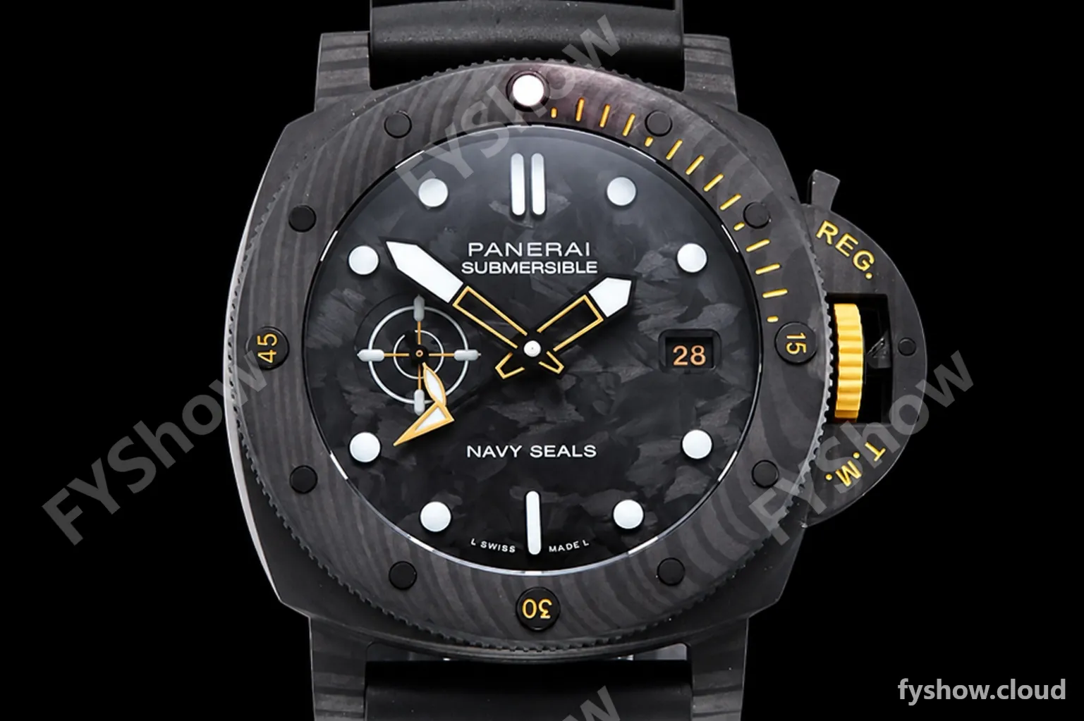 Panerai - Pam1324 Submersible GMT Carbotech CA/RU Car VSF P9011 - Image 2