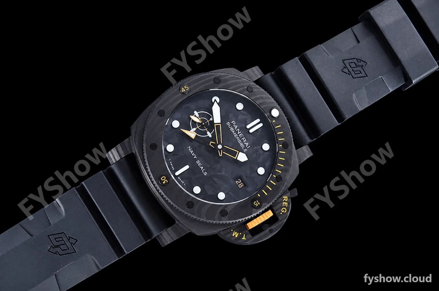 Panerai - Pam1324 Submersible GMT Carbotech CA/RU Car VSF P9011 - Image 3