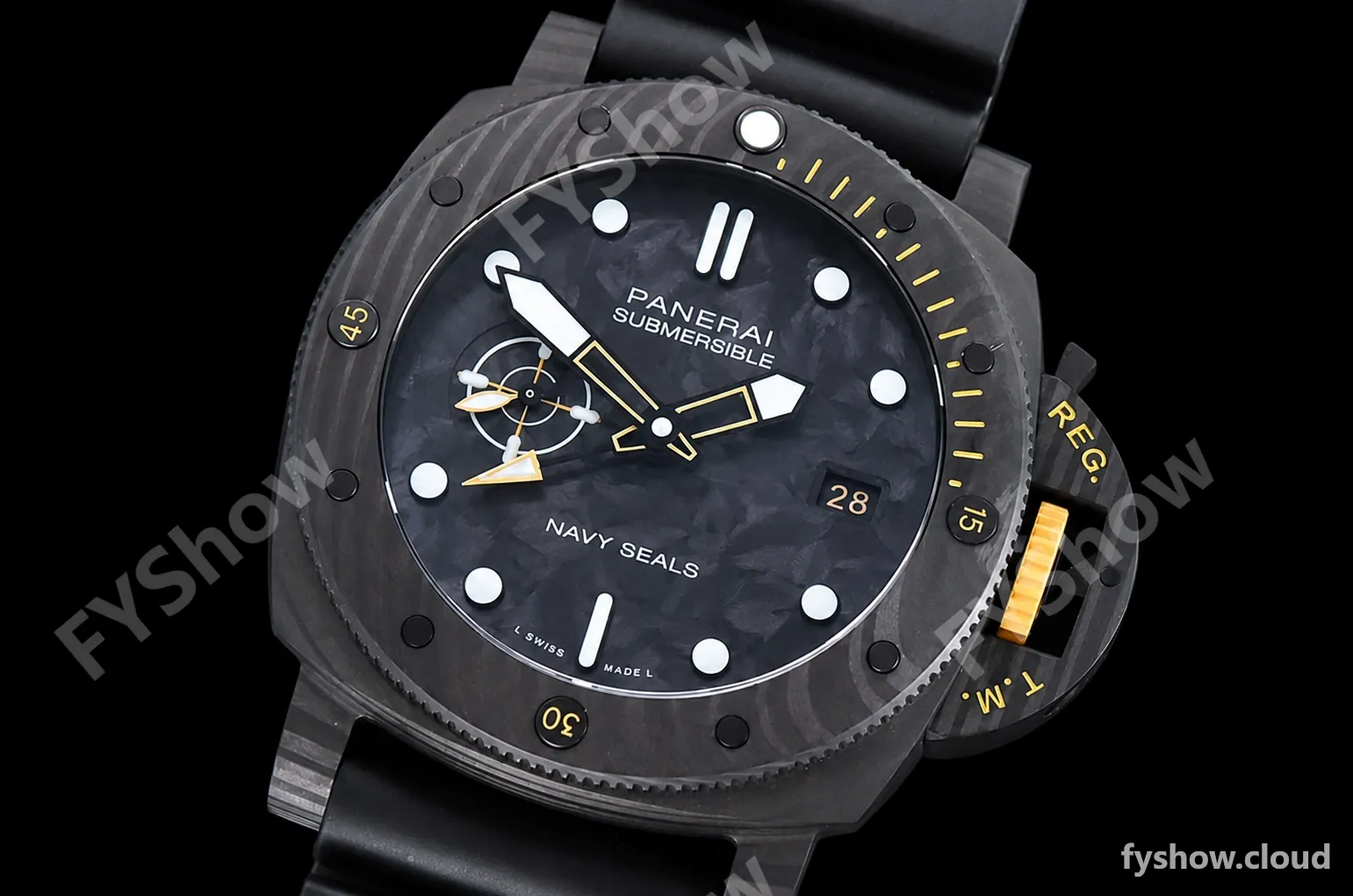 Panerai - Pam1324 Submersible GMT Carbotech CA/RU Car VSF P9011 - Image 4