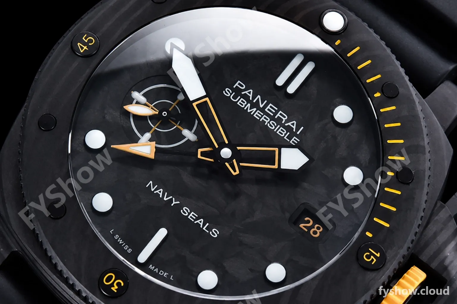 Panerai - Pam1324 Submersible GMT Carbotech CA/RU Car VSF P9011 - Image 5