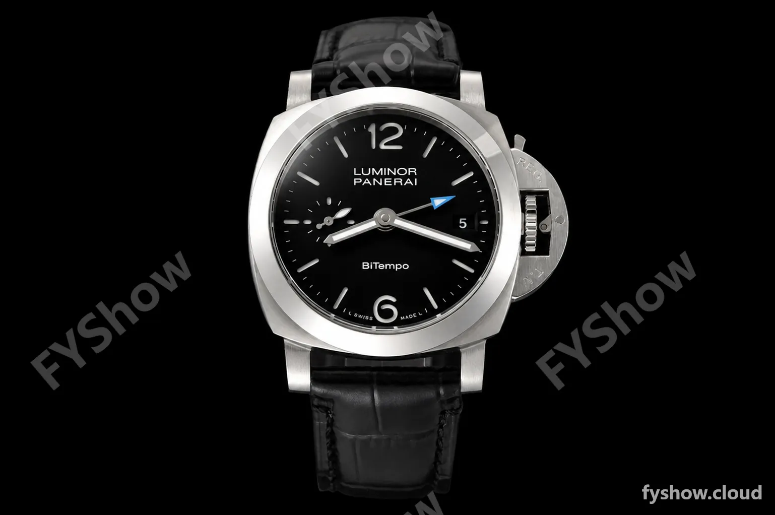 Panerai - PAM1365 Luminor Quaranta BiTempo GMT 40mm SS/LE Black VSF P900