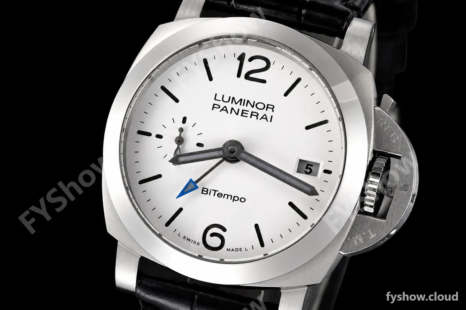 Panerai - PAM1367 Luminor Quaranta BiTempo GMT 40mm SS/LE White VSF P900 - Image 31