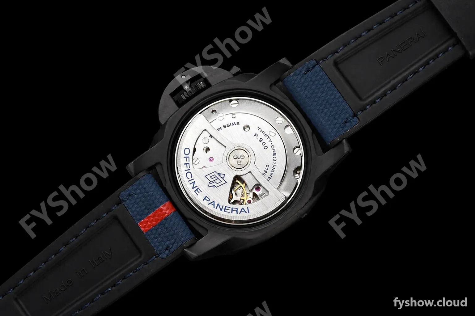 Panerai - PAM1408 Luminor Quaranta Luna Rossa 40mm DLC/RU Blue VSF P900 - Image 22