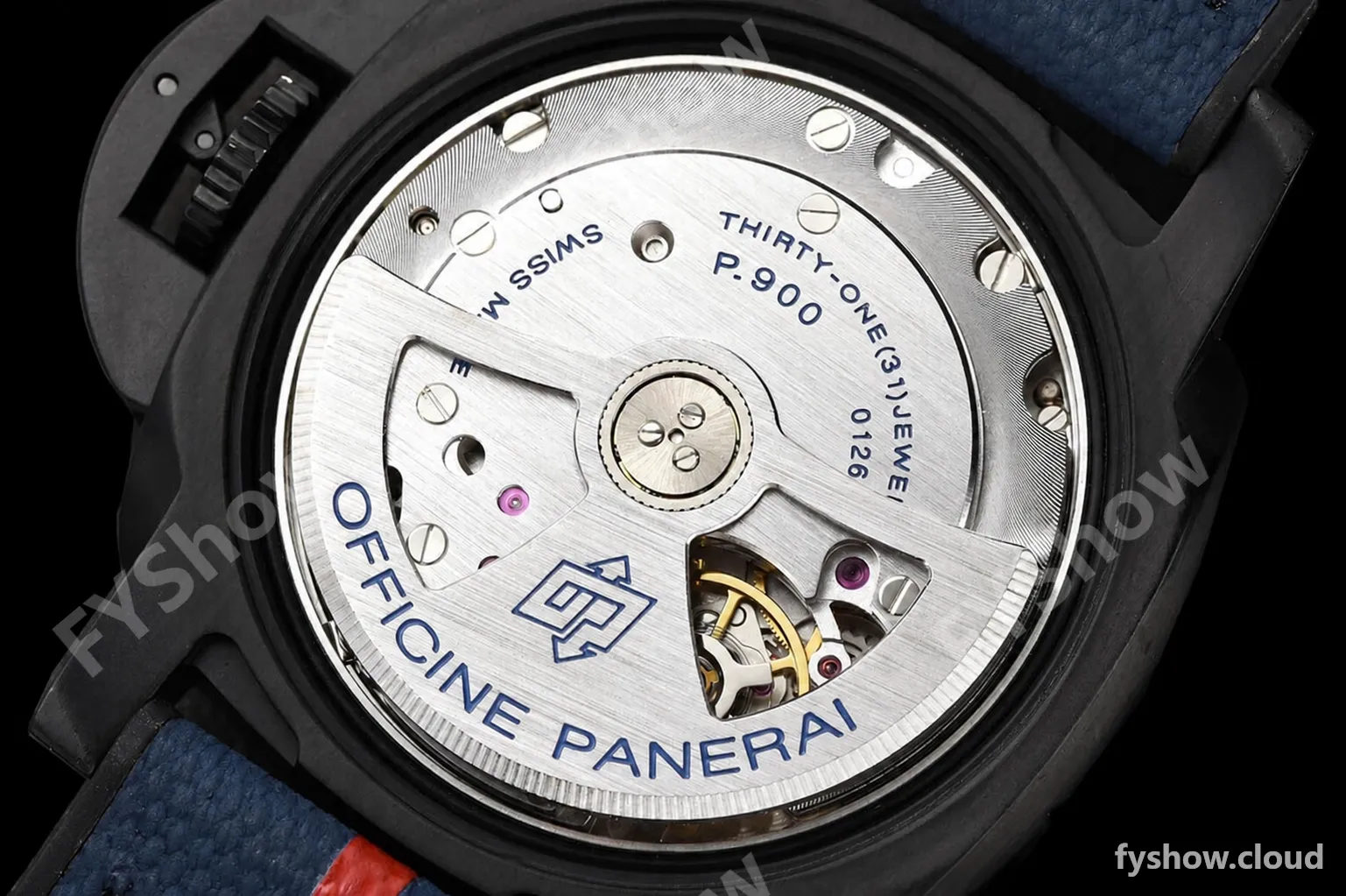Panerai - PAM1408 Luminor Quaranta Luna Rossa 40mm DLC/RU Blue VSF P900 - Image 23