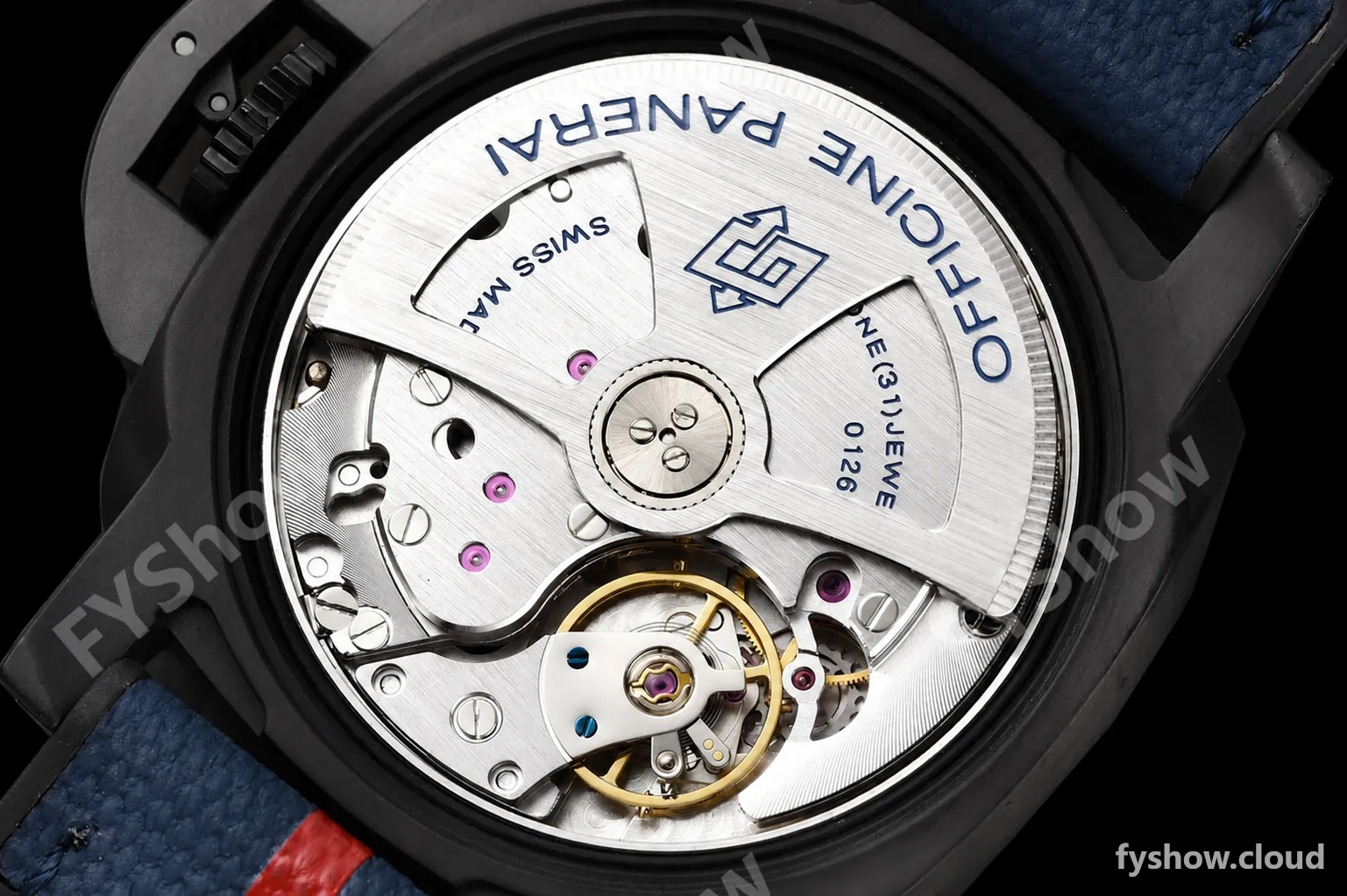 Panerai - PAM1408 Luminor Quaranta Luna Rossa 40mm DLC/RU Blue VSF P900 - Image 24