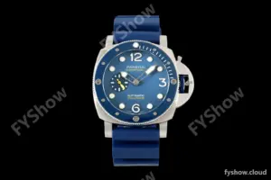 Panerai - PAM1676 Submersible QuarantaQuattro Mike Horn 44mm SS/RU Blue VSF P900