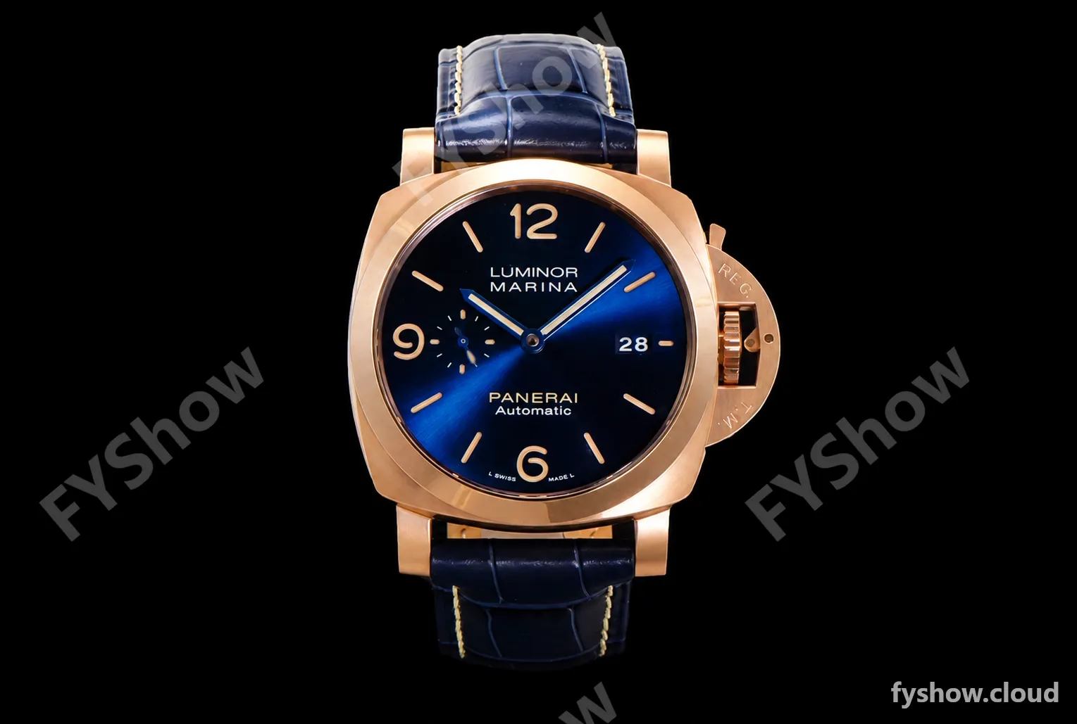 Panerai - PAM1114 Luminor Marina Automatic 44mm RG/LE Blue VSF P9010