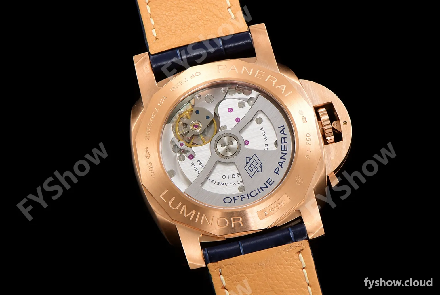 Panerai - PAM1114 Luminor Marina Automatic 44mm RG/LE Blue VSF P9010 - Image 17
