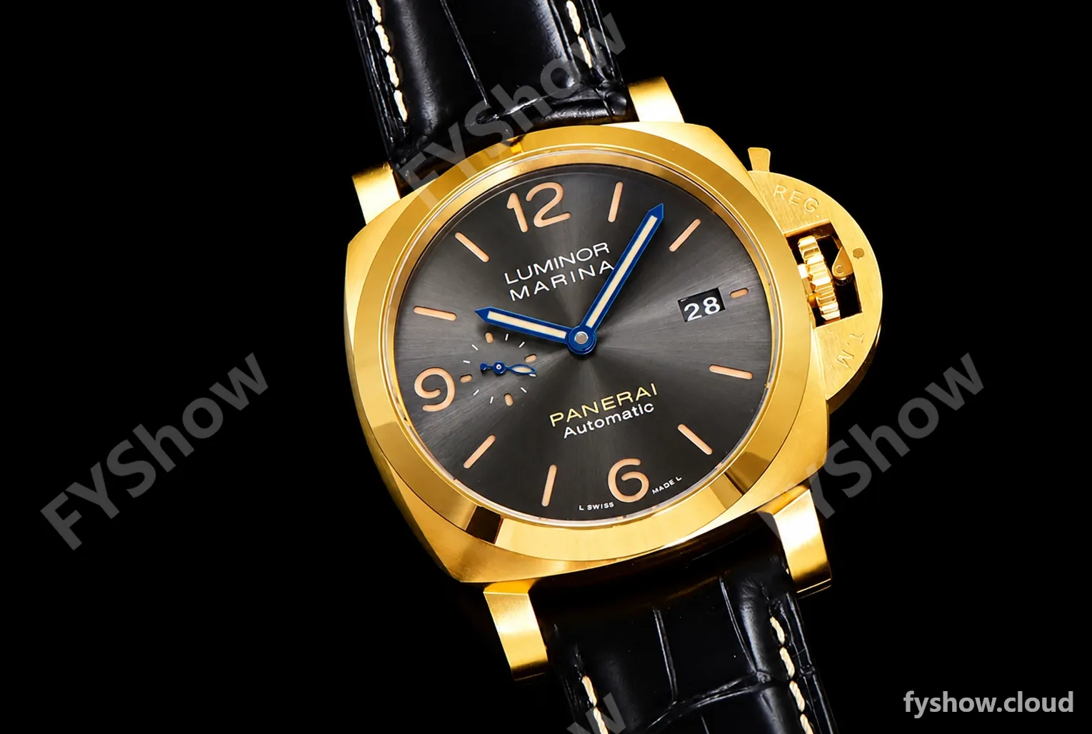 Panerai - PAM1115 Luminor Marina Automatic 44mm YG/LE Grey VSF P9010 - Image 2