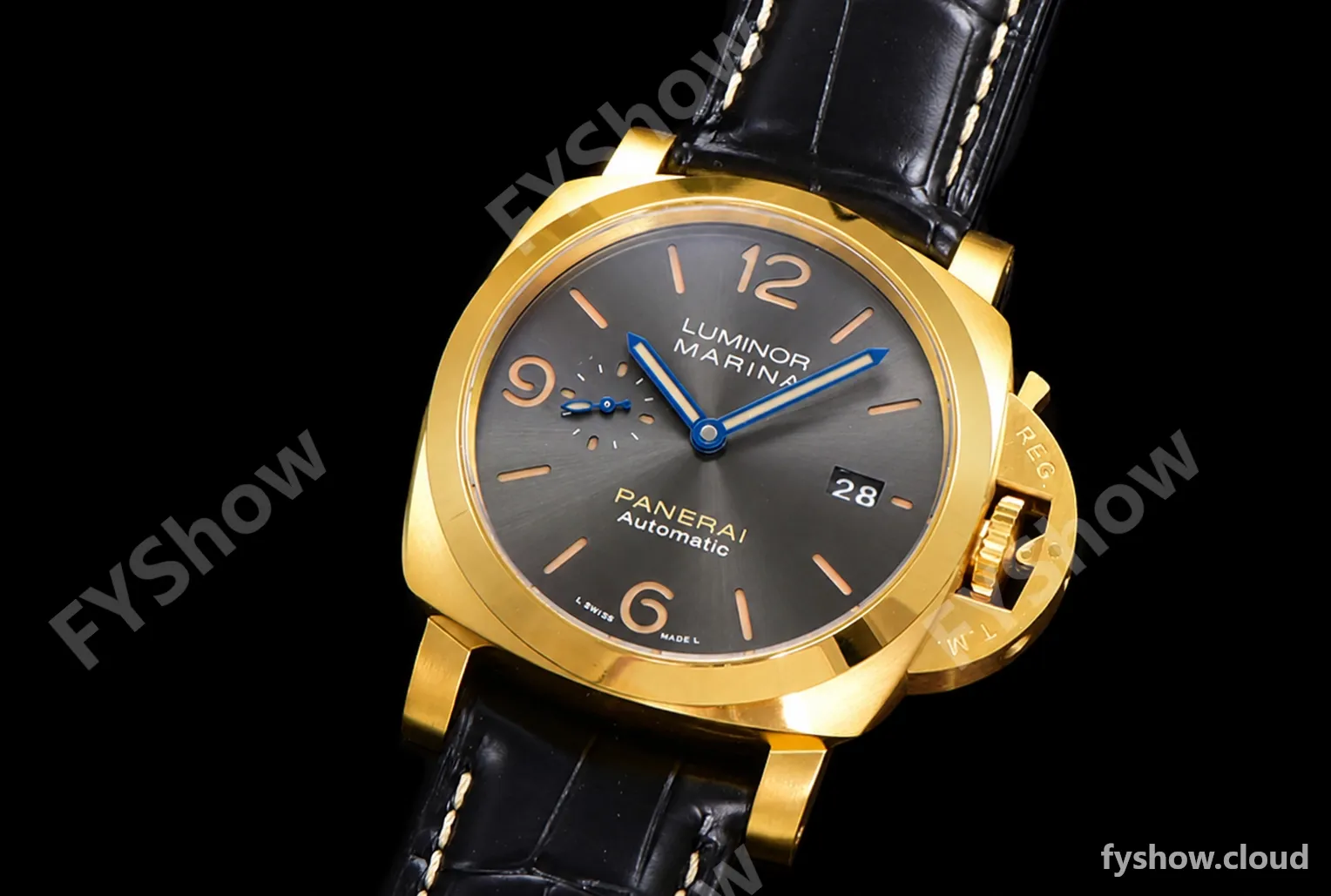 Panerai - PAM1115 Luminor Marina Automatic 44mm YG/LE Grey VSF P9010 - Image 3